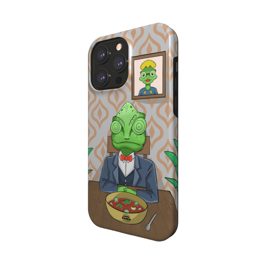 Gourmet_Dinner_Surprise_Side_View_Phone_Case_MagSafe